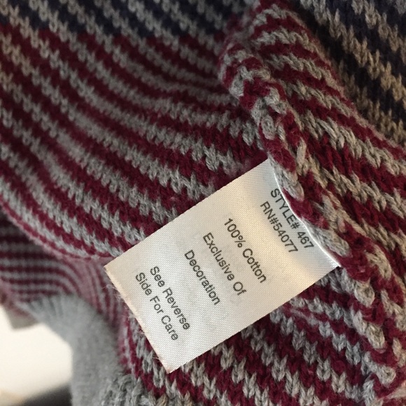 CAbi Cotton Multicolored Cardigan Sweater Medium - Picture 6 of 6